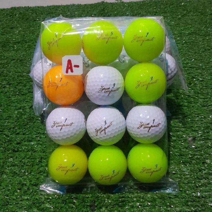 PROMO Bola Golf Zeus impact Grade A-(Minus) ISI 12 PCS Ball Outdoor