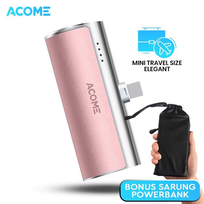 [Bonus Sarung Powerbank] Acome Powerbank Fast Charging Led Display