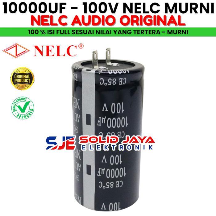 Capasitor Elko 10000 Uf 100 V Nelc Murni Asli Elco Nelc 10000Uf 100V Elko Capasitor Kapasitor
