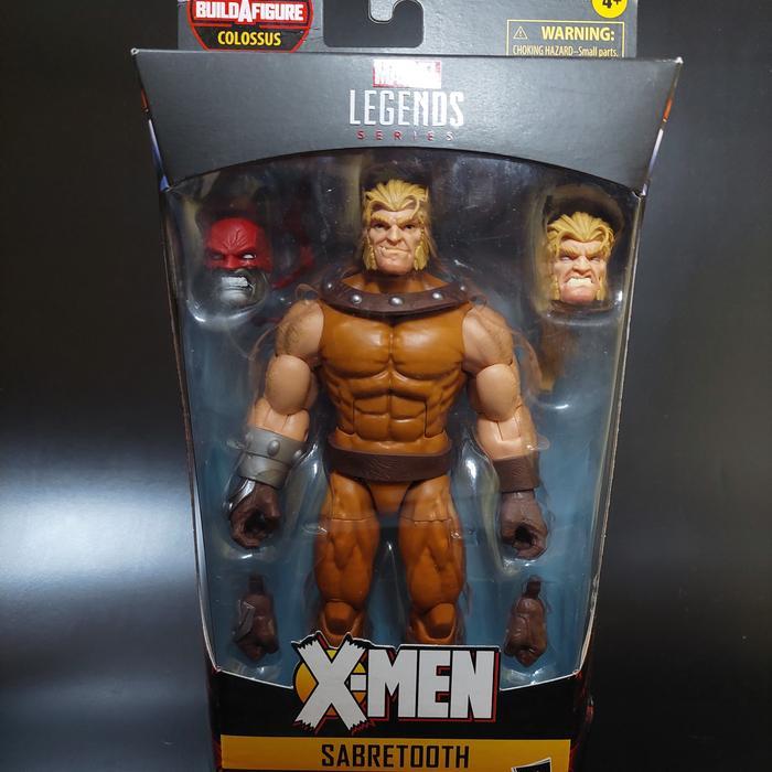 HOT SALE MARVEL LEGENDS SABRETOOTH AOA APOCALIPSE COLOSSUS WAVE, MISB WITH BAF TERMURAH