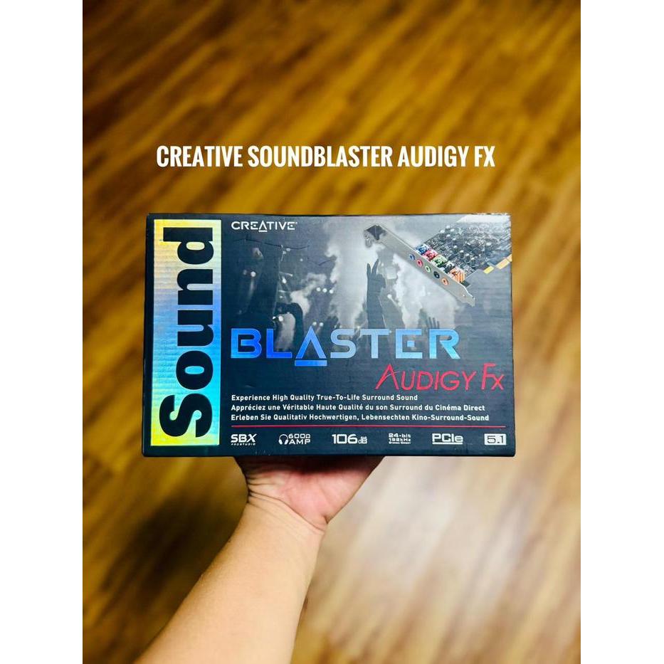 Creative Sound Blaster Audigy FX 5.1 PCLE Sound Card with SBX Pro Studio