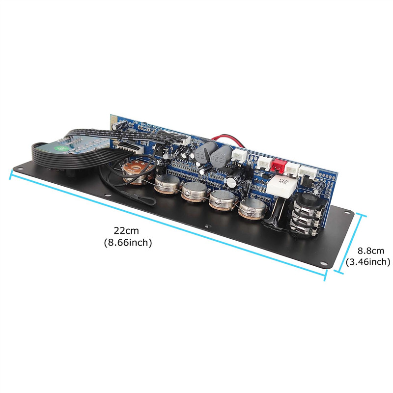 #019N 12V Amplifier Board Square Dance Speaker Amplifier (Black)