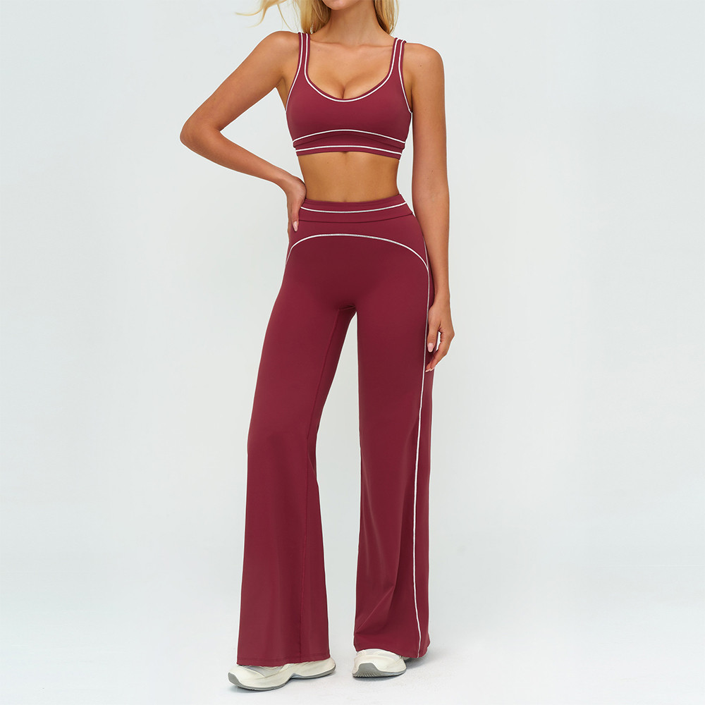 Women's Tracksuit Yoga Set 2PCS Sport Suit Gym Wear Workout Clothes Gym Outfits High Waist Legging
