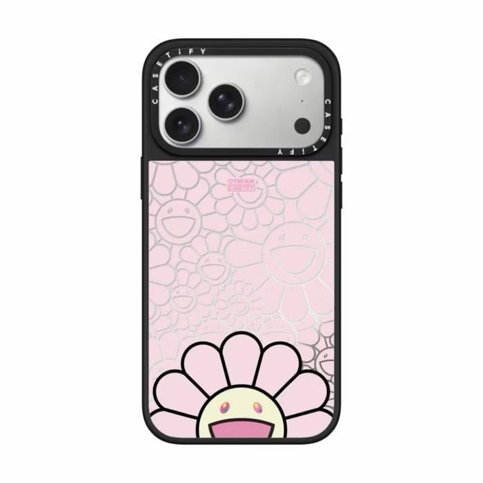 CASETIFY MAGSAFE CASE TAKASHI MURAKAMI SUNFLOWER CARTOON CASING 11 12 13 14 15 16 17 air plus pro