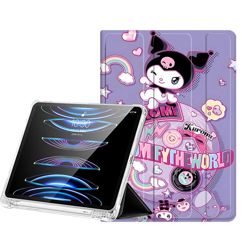For Ipad 10th Generation Case Cute Kuromi IPad Pro 2020 2021 2022 11inch Purple Ipad Case 9/7/8th
