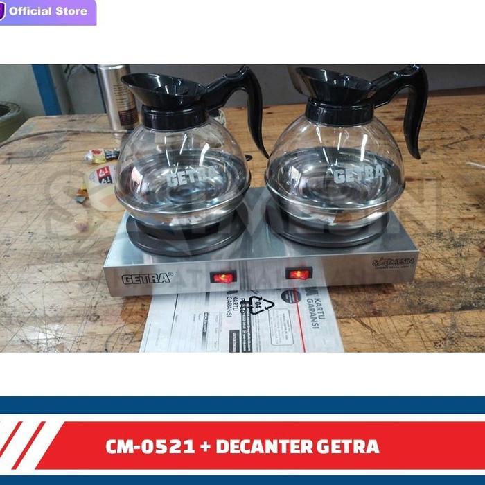 COFFEE/TEA WARMER Dapet 2 Decanter (CM-0521+DECANTER)
