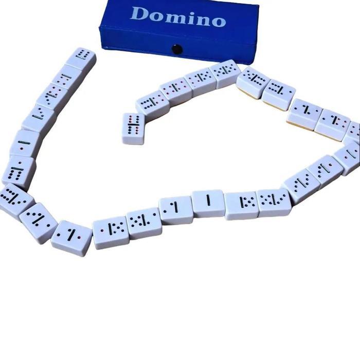 Gardin Family Domino Batu Box Biru Mahyong - Permainan Kartu Domino Box Fiberglass Plastik