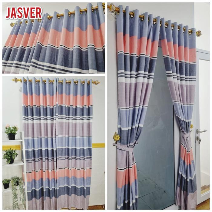 [] BL GORDEN PINTU KAMAR - HORDENG RUANG TAMU - KORDEN MODEL SERUT MOTIF JASVER