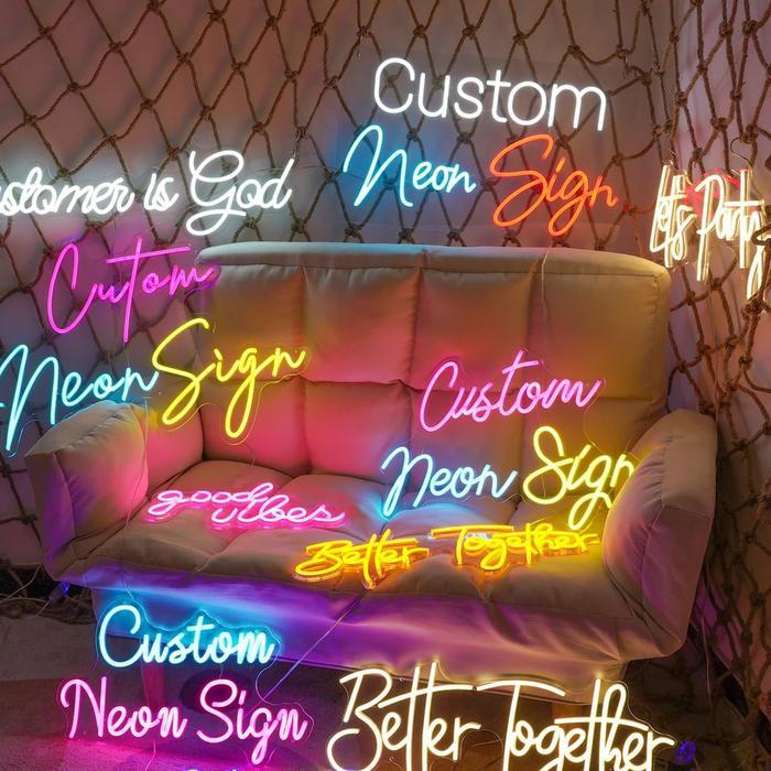 Neon Flex Custom Led Neon Flex Neon Sign Dekorasi Kamar Custom