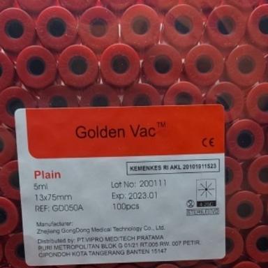 Tabung Plain 5 Ml Golden Vac