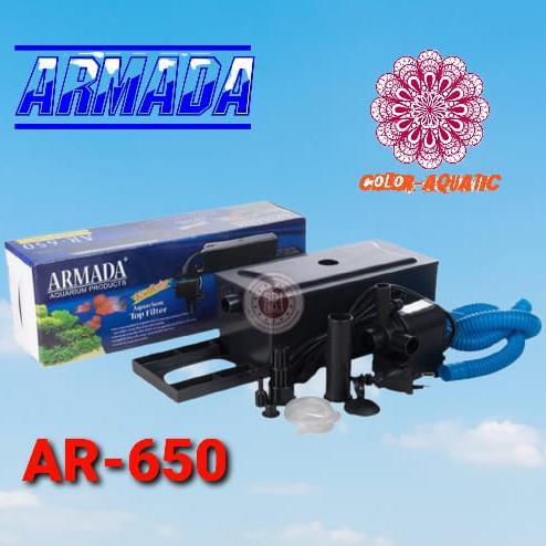 Sale- Filter+Mesin Aquarium Top Filter Armada Ar 650