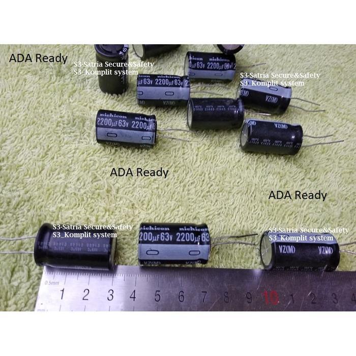 Elko 2200Uf 63V Elco 2200 Uf 63 V Vol 63Volt Terjamin