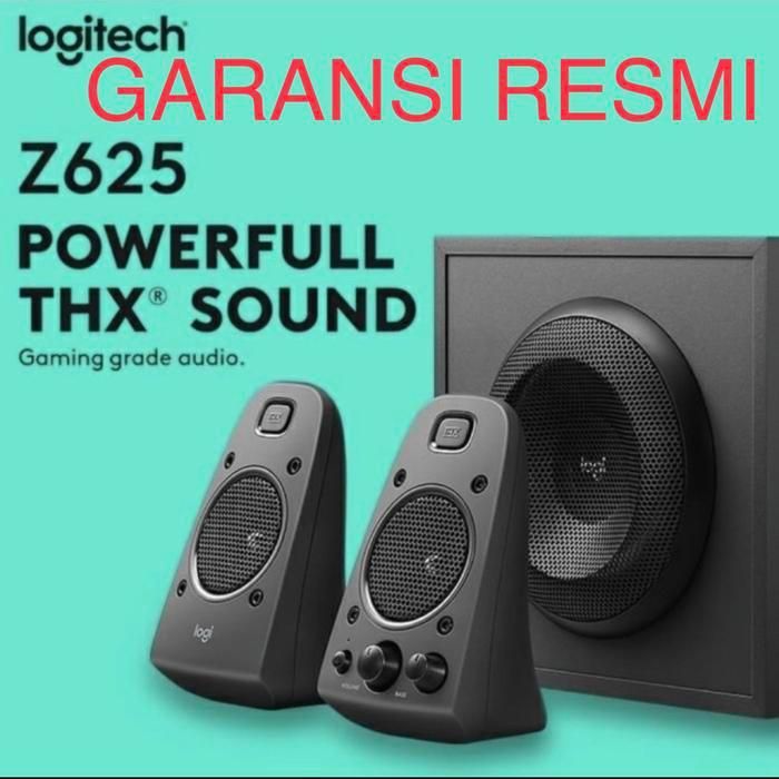 Logitech Z625 Speaker POWERFULL THX SOUND 400 Watt Input Audio Jack AUX 3.5 mm + RCA 400W