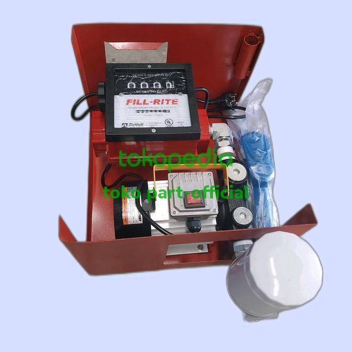 Readyyy Paket Flow Meter Fillrite + Pompa Ac Yb60Lpm + Filter/Flow Meter Solar