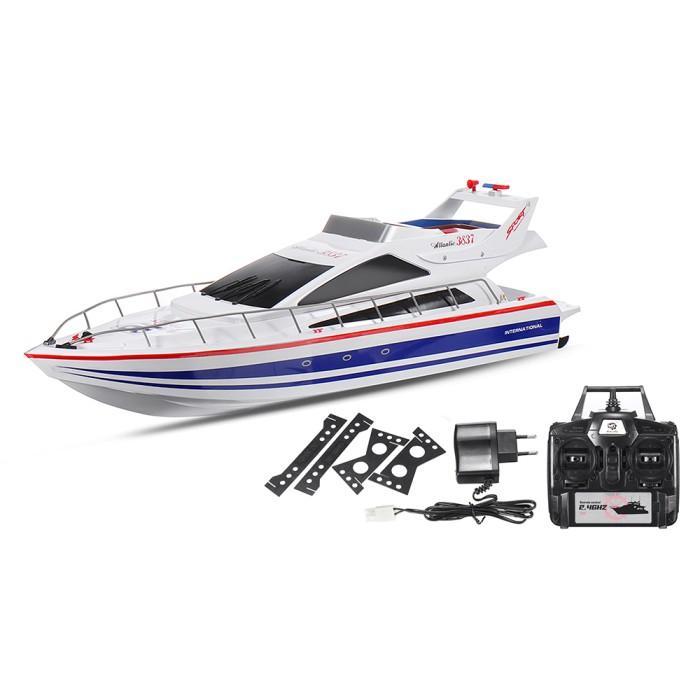 Henglong Rc Atlantic Yacht Boat Remote Control Luxury Racing Boat 3837 New