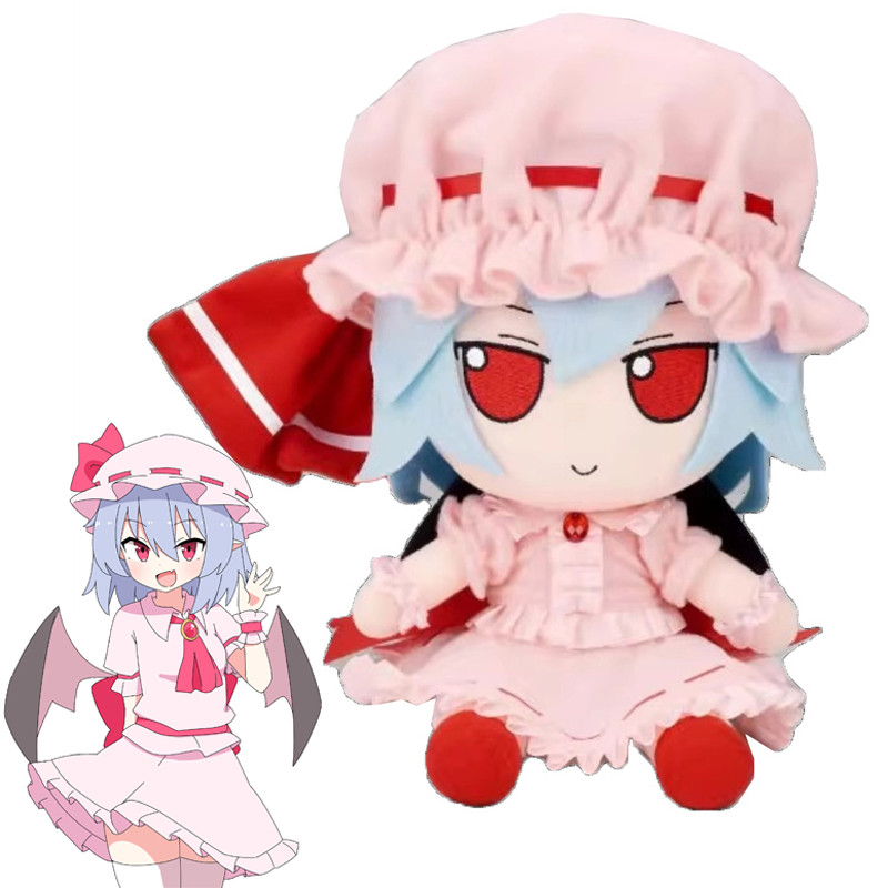 Touhou Project Fumo Remilia Scarlet Flandre Plush Toy Smoke Stuffed Doll Sealed Club Girl Soft