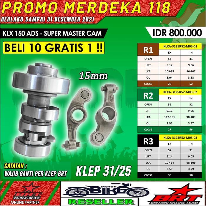 Master Cam ADS BRT Noken As RRA KLX 150 DTRACKER 150 KLX 140