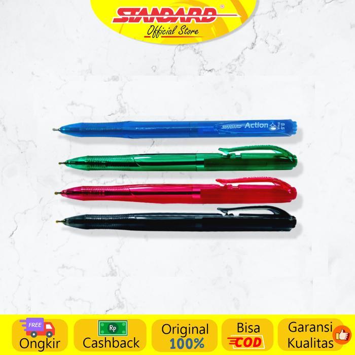 Sale Standard - Pulpen Action 0.5 ( Alat Tulis / Pen / Ballpoint / Pena )