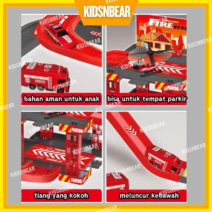 Mainan anak laki laki Mainan mobil anak laki laki Mainan truk anak laki laki Parking Lot Rail Car