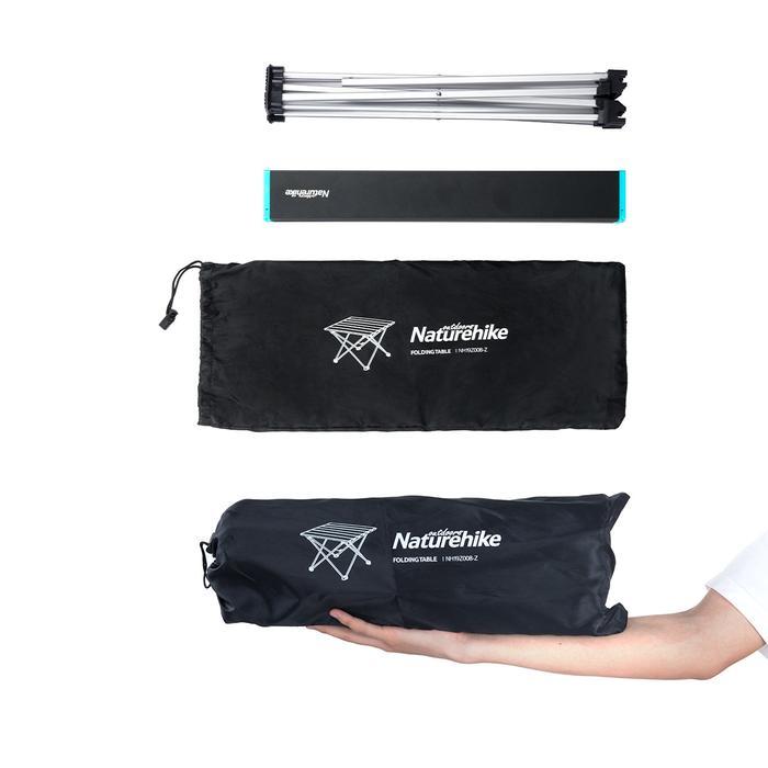 Meja lipat naturehike NH19Z008-Z meja camping aluminium
