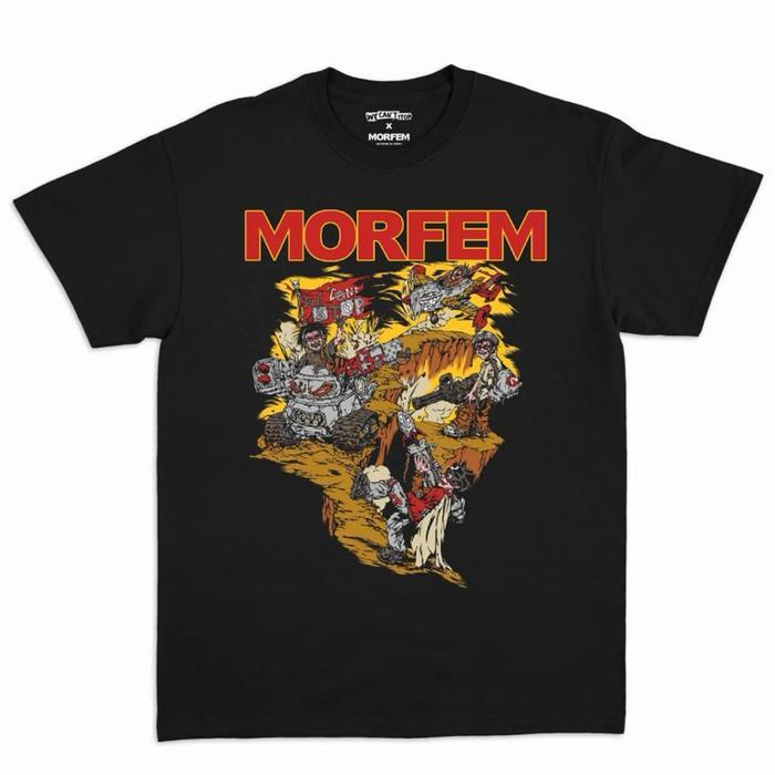 Terlaris Kaos Band Morfem Original x We Cant Stop - Little Rascal Best seller