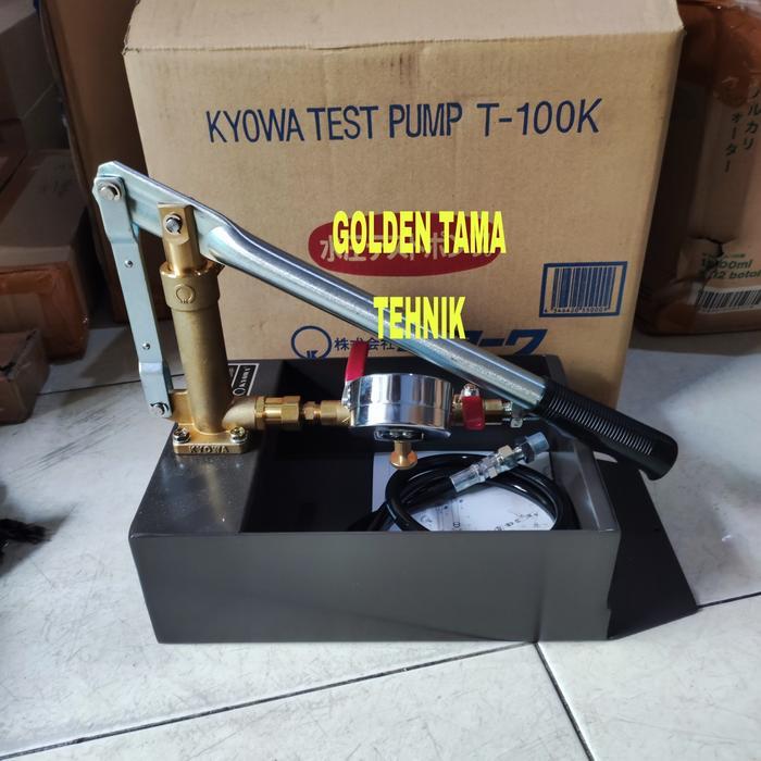 Test Pump Manual KYOWA 100 BAR Test Pump KYOWA T 100K