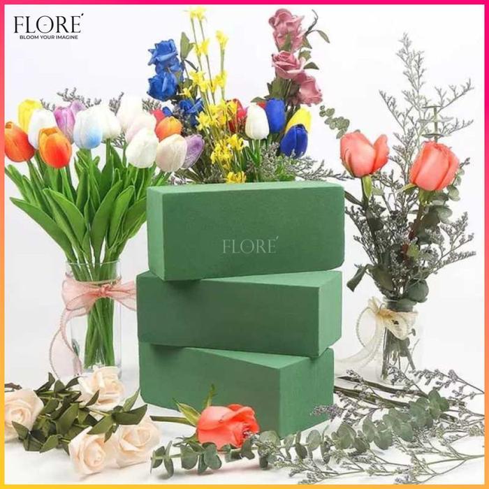 Floral Foam Busa Basah [1 Pcs] /Busa Bunga/Gabus Bunga Basah