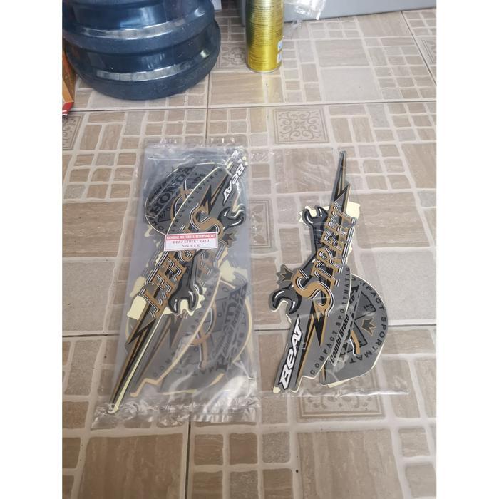 Stiker Bodi Lis Body Striping Beat Street 2020 Silver