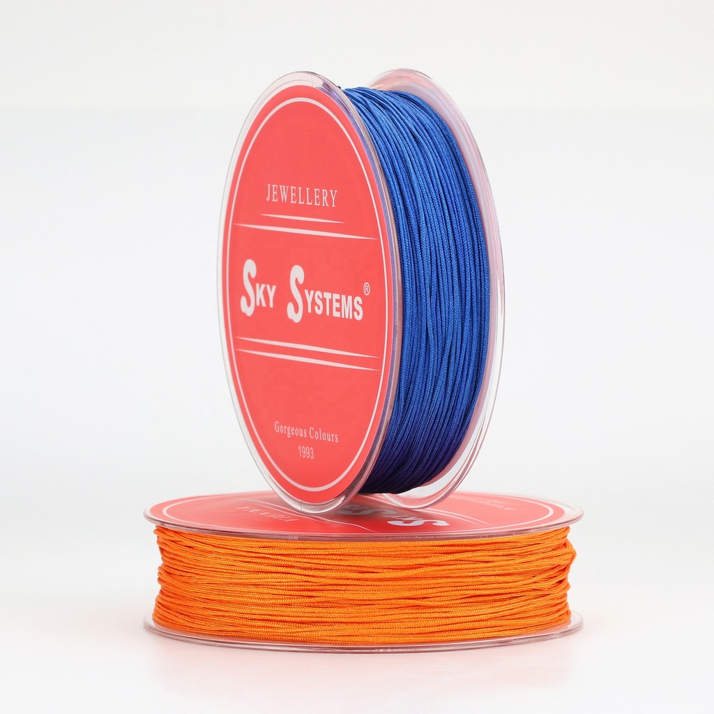 SKY CNCN 0.5~1.5mm 39#~50# Colors Jewelry Cord Nylon Cord Jewelry Accessories Bracelet and Necklace