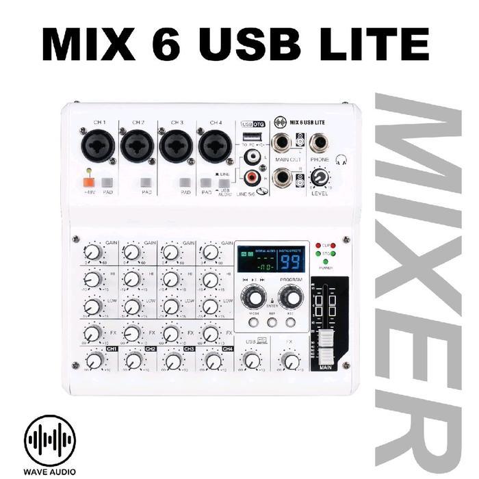 Wave Audio Wave MIX6USB Lite Mixer Audio Interface
