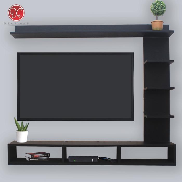 Dections Set Furniture Rak Tv Dinding Minimalis Meja Tv Tempel Dinding