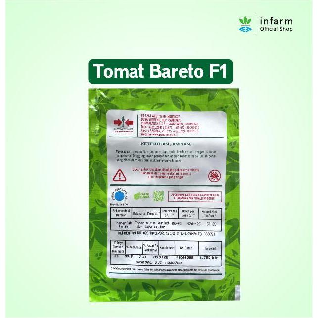 BIG SALE INFARM - Bibit Tomat Bareto F1 Benih Tomat Bareto 1750 Biji Original