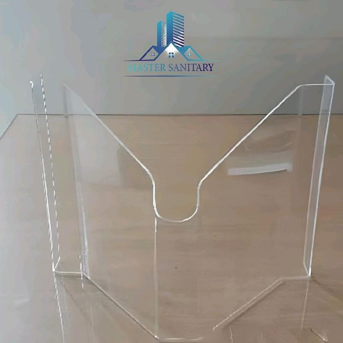 Acrylic Urinal Protector Mika Urinal Toilet Bening /Penutup Urinal Warna Bening