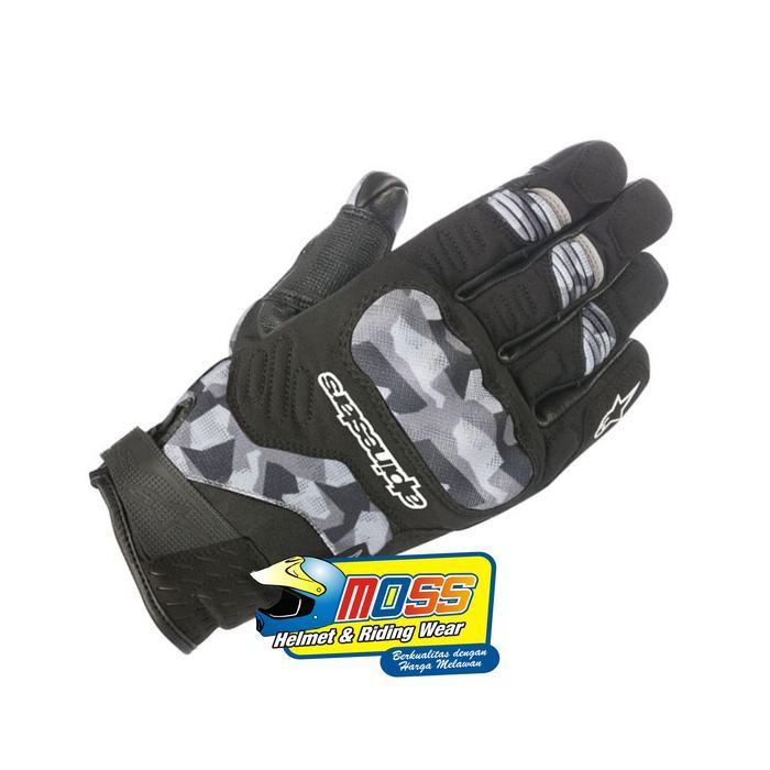 Sarung Tangan Alpinestar C-30 Drystar Glove Gloves Black Camo Original