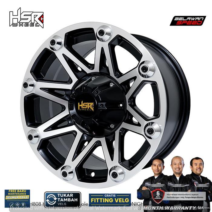 Velg Mobil Offroad Ring 15 HSR KLEAK untuk Rush Terios Konde Innova CRV Gen 1 Ertiga Taruna R15 -