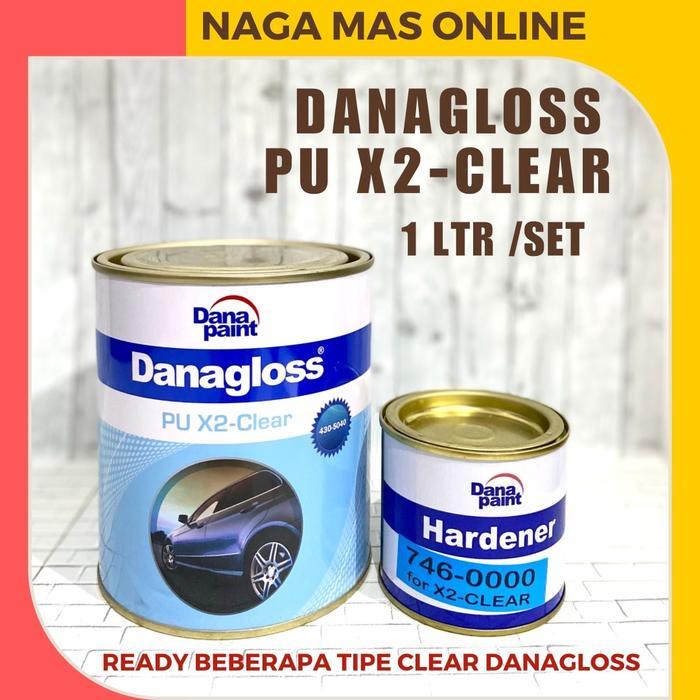 Clear Pu X2 Danagloss / X2 Clear Automotive Danagloss Danapaint / Cat Pelapis Coating Anti Gores