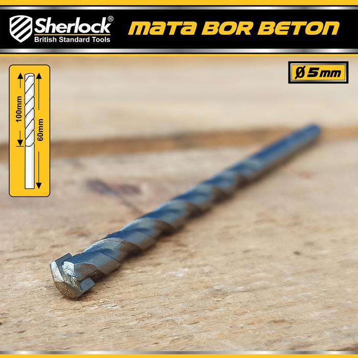 Mata Bor Beton TCT 5 MM ( mata terbuat dari TUNGSTEN CARBIDE TIPS)