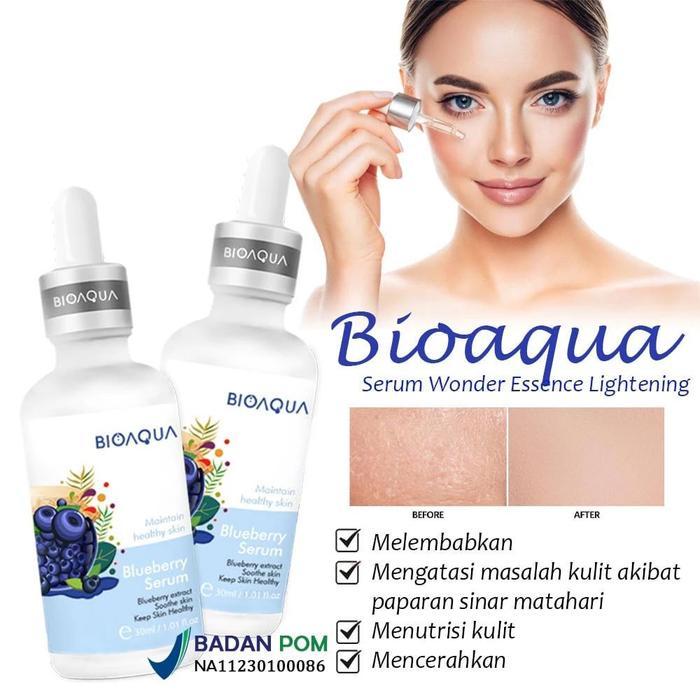 Serum Bioaqua Wonder Blueberry Brightening Essence Lightening Mencerahkan Anti Penuaan BPOM