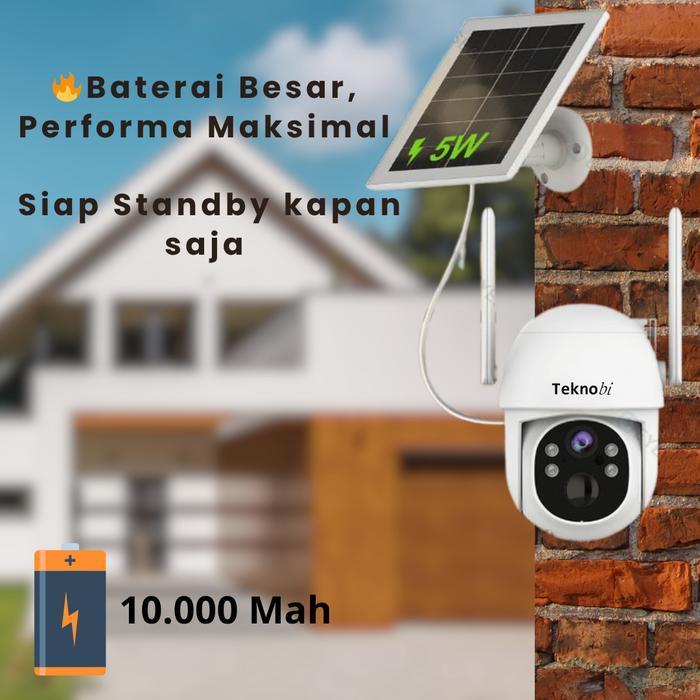 Kamera CCTV Outdoor Waterproof Buat Kebun Pakai Sim 4G Gratis Seumur Hidup Tanpa WiFi dan SimCard