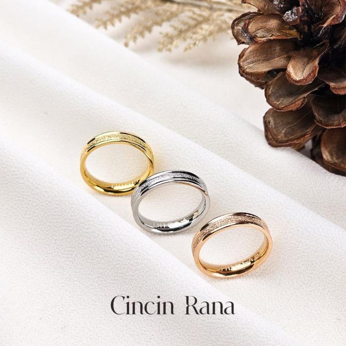 Thiqla - Cincin Mirip Emas Asli Rana - Cincin Oura Untuk Cincin Kawin Lamaran Wanita Nikah Couple -