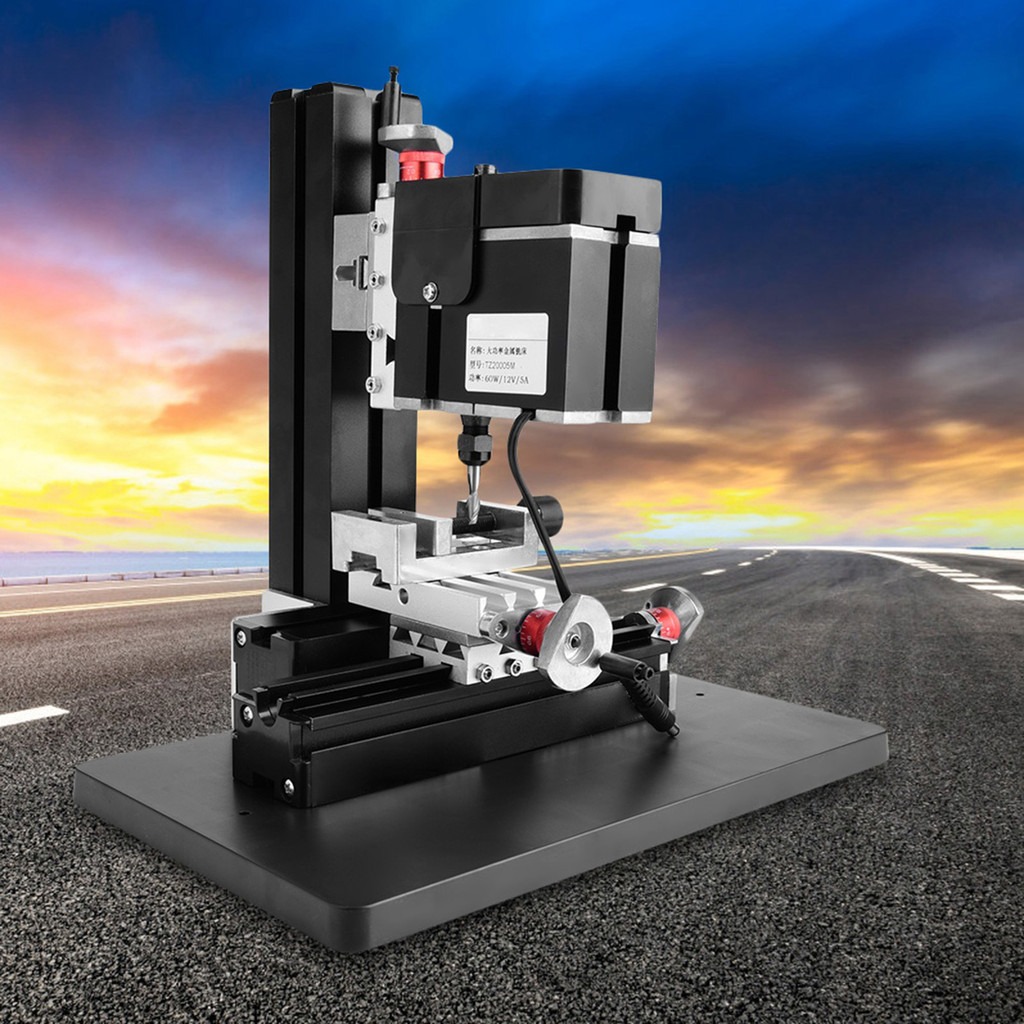 PROMO 60W 12000RPM Mini Metal Lathe DIY Miniature Milling Machine Miller DIY Mini Lathe Mini Lathe M