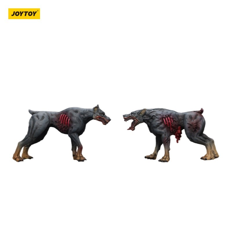 JOYTOY Dark Source Zombie Fiqure Zombie Police Dogs Action Figure Doll Model Gift Decoration