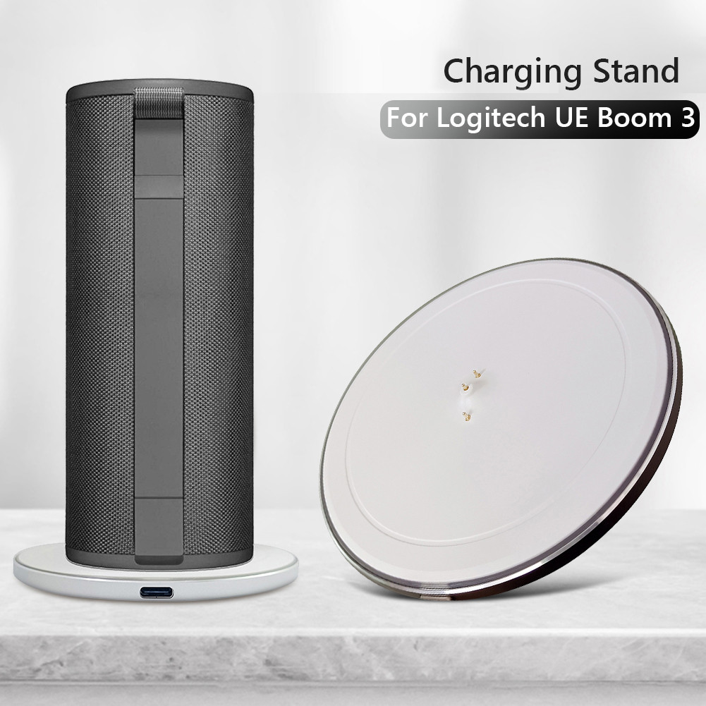 Charging Stand Pad Professional Speaker Charger for Logitech Ultimate Ears Boom 3/UE Megaboom 3