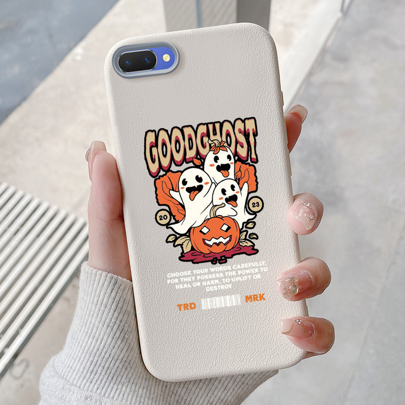 Casing Hp untuk OPPO A5 A3S A12E Realme C1 Case Casing Kulit TPU HP Softcase Anti-sidik jari ceruk p