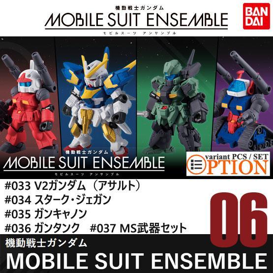 Terbatas MOBILE SUIT ENSEMBLE 06 V2 Gundam Stark Jegan Guncannon Guntank MSE