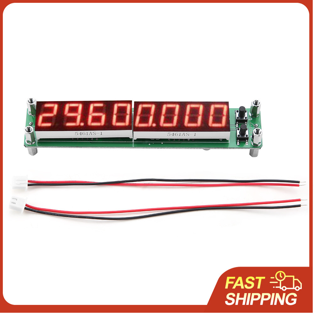 Frequency Counter Frequency Meter PLJ-8LED-H RF Signal Frequency Counter Cymometer Tester Module