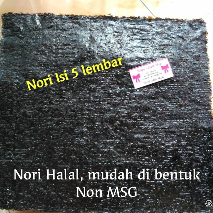 "New" Nori isi 5s bahan sushi rumput laut halal manjun kimbap bento sale