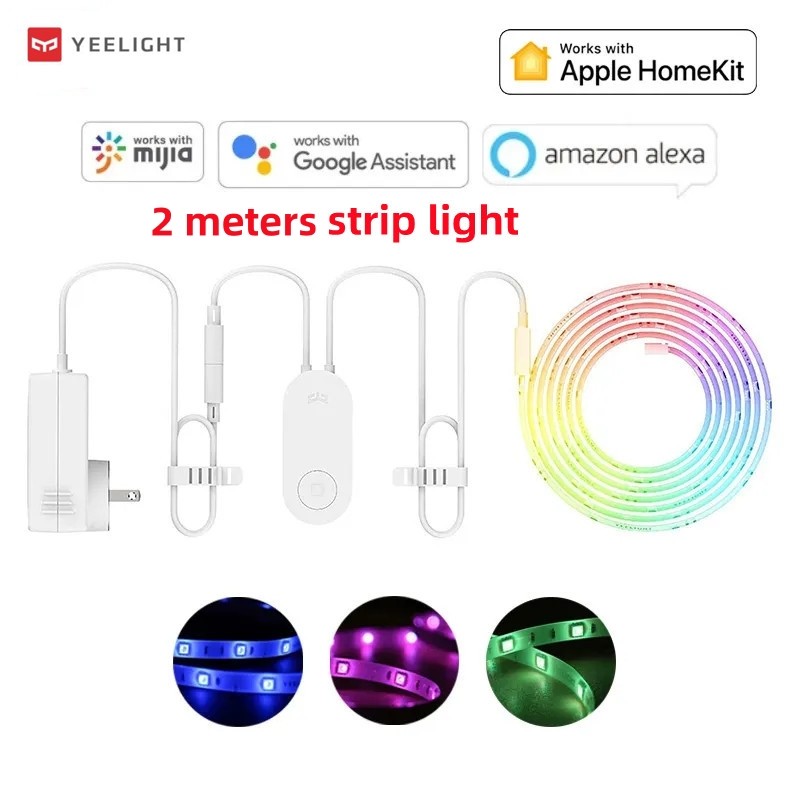 Yeelight Smart Light Strip 1S Plus 2 Meter long(YLDD05YL) LED RGB Colorful WiFi Remote Control with