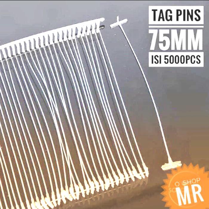 Top Pin / Tag Pin / Isi Refill Tag Gun / Tembakan Laundry - Arrow 75mm