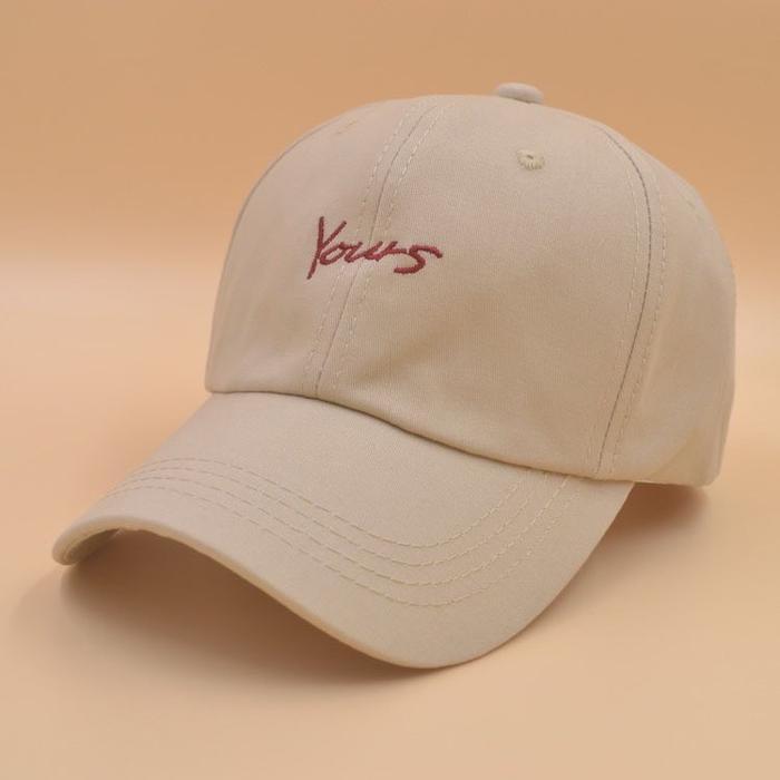 Topi Baseball Pria Wanita Korea Distro Yours brand